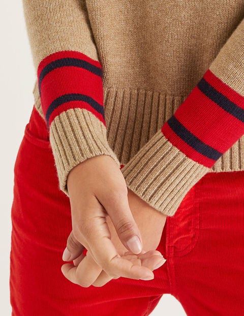 Flora Jumper - Camel Melange Flora Jumper - Camel Melange
