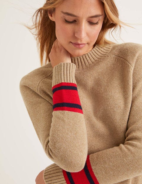 Flora Jumper - Camel Melange Flora Jumper - Camel Melange