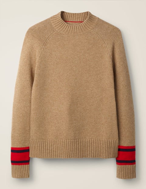 Flora Jumper - Camel Melange Flora Jumper - Camel Melange