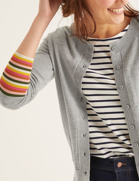 Cassandra Cardigan - Grey Melange Cassandra Cardigan - Grey Melange