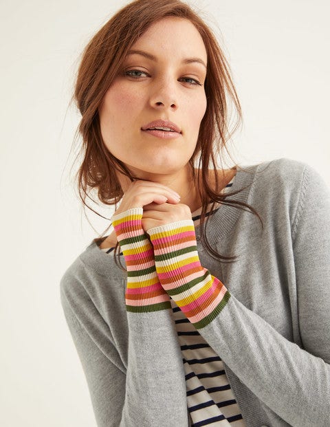 Cassandra Cardigan - Grey Melange Cassandra Cardigan - Grey Melange