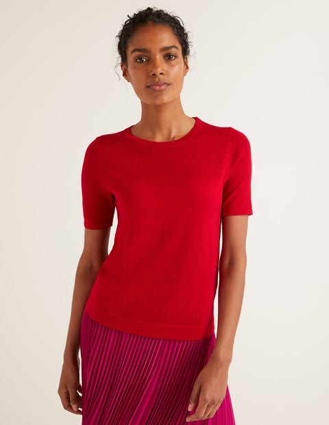 Merino Tee - Winterberry Merino Tee - Winterberry