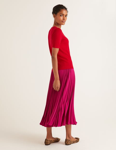Merino Tee - Winterberry Merino Tee - Winterberry