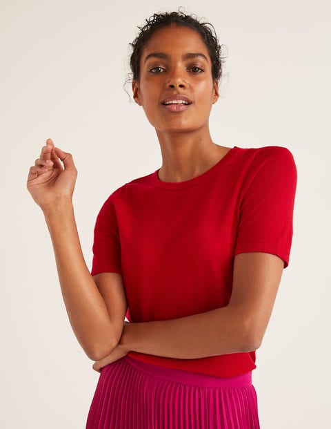 Merino Tee - Winterberry Merino Tee - Winterberry
