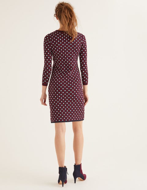 Holly Knitted Dress - Vibrant Plum Holly Knitted Dress - Vibrant Plum