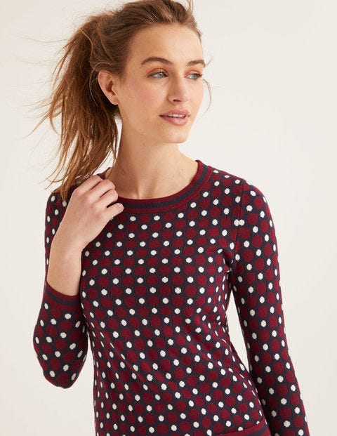 Holly Knitted Dress - Vibrant Plum Holly Knitted Dress - Vibrant Plum