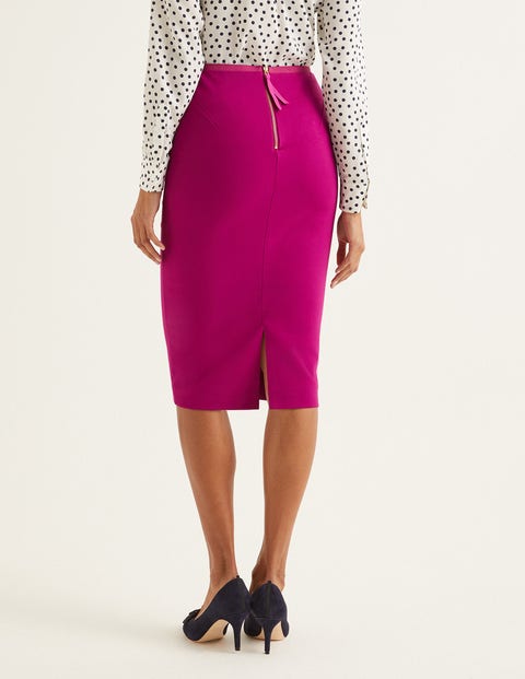 Hampshire Ponte Skirt - Vibrant Plum Hampshire Ponte Skirt - Vibrant Plum