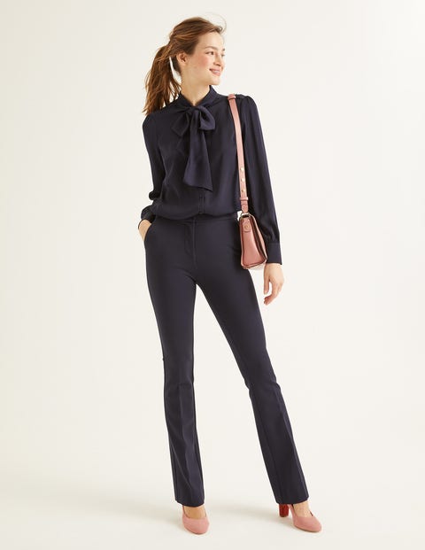 Hampshire Bootcut Trousers - Navy Hampshire Bootcut Trousers - Navy