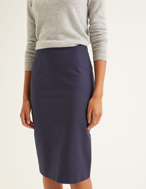 Richmond Pencil Skirt - Navy Richmond Pencil Skirt - Navy