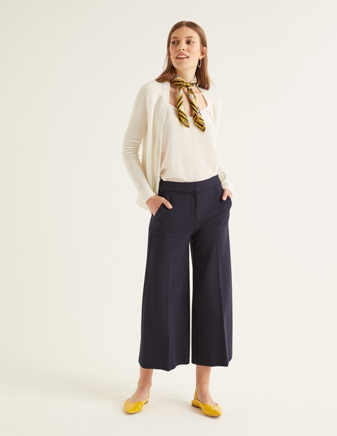 Hampshire Ponte Culottes - Navy Hampshire Ponte Culottes - Navy