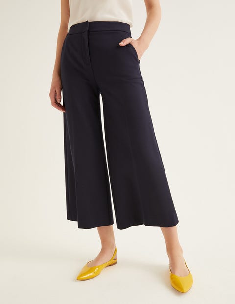 Hampshire Ponte Culottes - Navy Hampshire Ponte Culottes - Navy