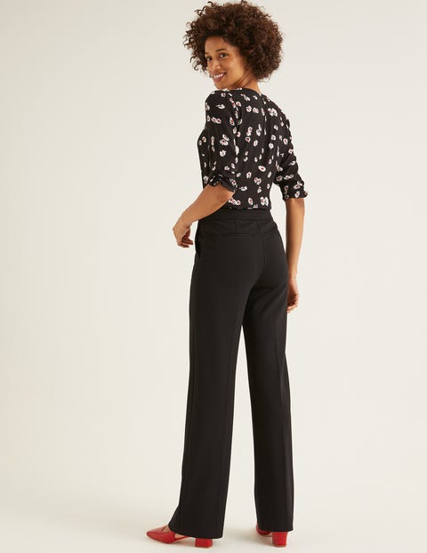 Hampshire Ponte Wideleg Pants - Black Hampshire Ponte Wideleg Pants - Black