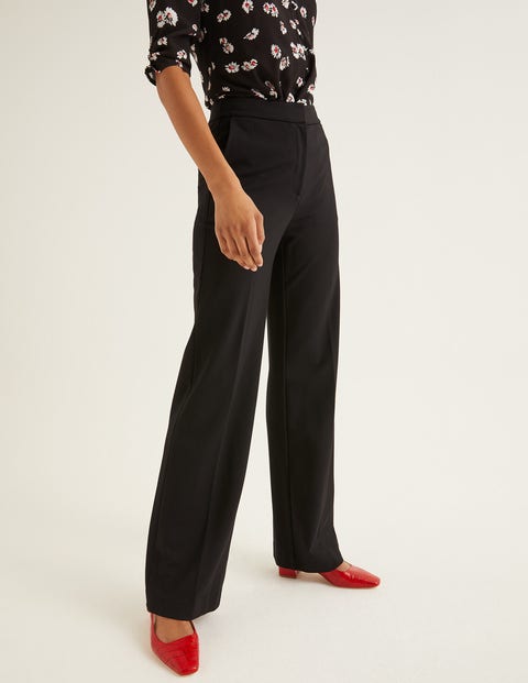 Hampshire Ponte Wideleg Pants - Black Hampshire Ponte Wideleg Pants - Black