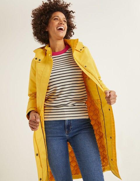 Suki Waterproof Coat - Saffron Suki Waterproof Coat - Saffron
