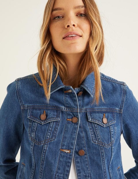 Classic Denim Jacket - Mid Vintage Classic Denim Jacket - Mid Vintage