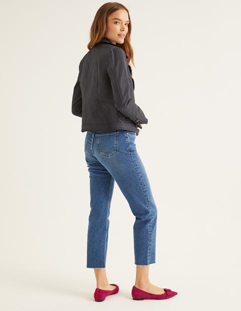 Wren Biker Jacket - Navy Wren Biker Jacket - Navy