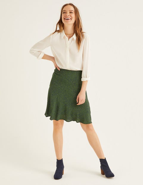 Virginia Skirt - Navy, Cluster Spot Virginia Skirt - Navy, Cluster Spot