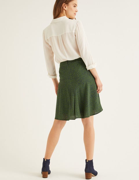 Virginia Skirt - Navy, Cluster Spot Virginia Skirt - Navy, Cluster Spot