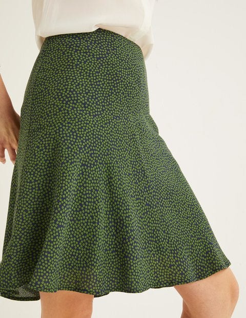Virginia Skirt - Navy, Cluster Spot Virginia Skirt - Navy, Cluster Spot
