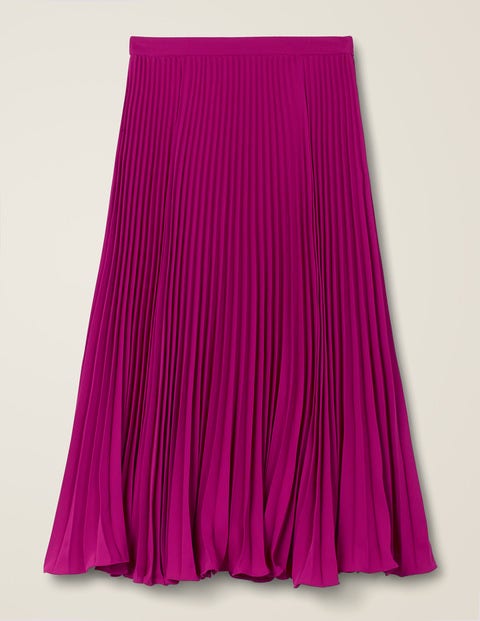 Kristen Rock Mit Plisseefalten - Magenta Kristen Rock Mit Plisseefalten - Magenta