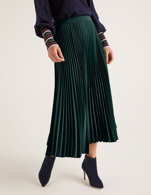 Kristen Pleated Skirt - Midnight Garden Kristen Pleated Skirt - Midnight Garden