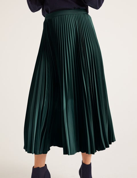 Kristen Pleated Skirt - Midnight Garden Kristen Pleated Skirt - Midnight Garden
