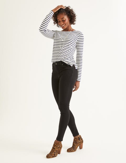 Super-Röhrenjeans - Schwarz Super-Röhrenjeans - Schwarz