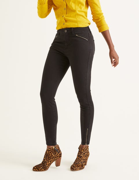 Biker Super Skinny Jeans - Washed Black Biker Super Skinny Jeans - Washed Black