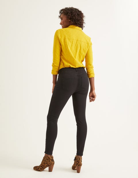 Biker Super Skinny Jeans - Washed Black Biker Super Skinny Jeans - Washed Black