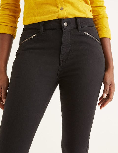 Biker Super Skinny Jeans - Washed Black Biker Super Skinny Jeans - Washed Black