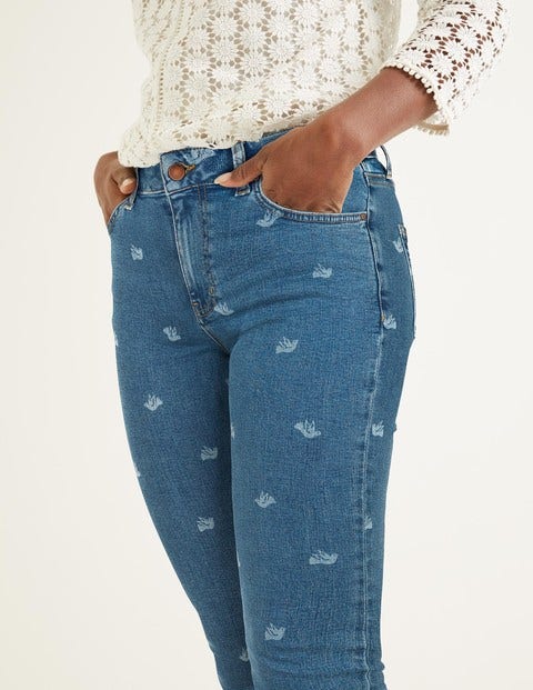 Skinny Jeans - Bird Print Skinny Jeans - Bird Print