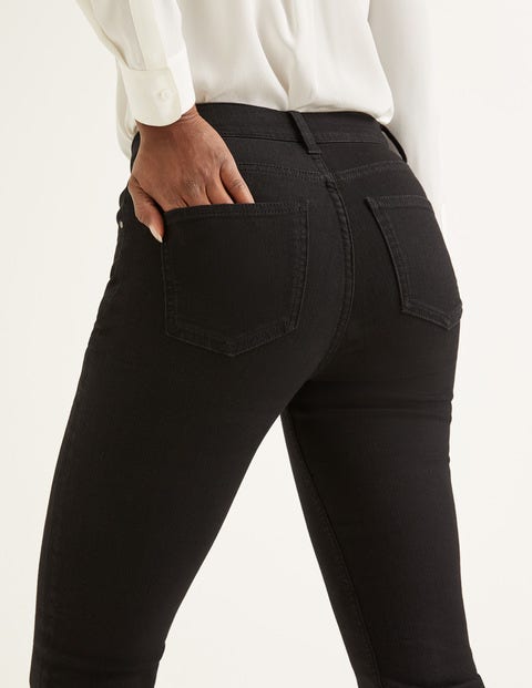 Schmale Jeans Mit Geradem Bein - Schwarz Schmale Jeans Mit Geradem Bein - Schwarz