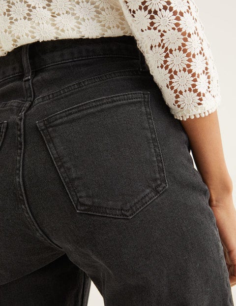 Straight Jeans - Washed Black Straight Jeans - Washed Black