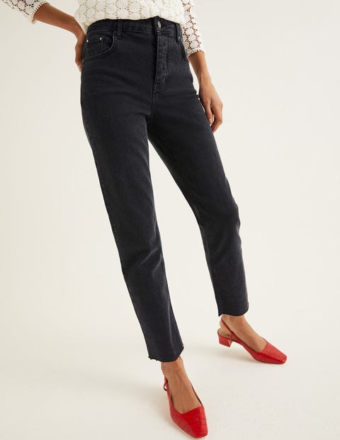 Straight Jeans - Washed Black Straight Jeans - Washed Black