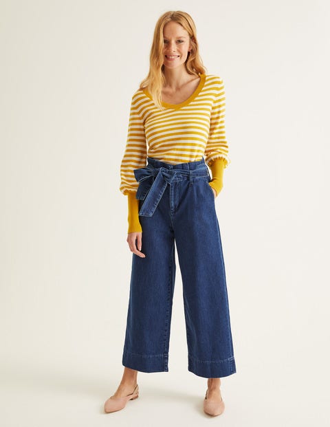 Paperbag Wide Leg Jeans - Mid Vintage Paperbag Wide Leg Jeans - Mid Vintage
