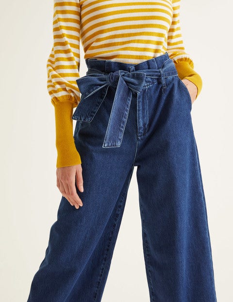 Paperbag Wide Leg Jeans - Mid Vintage Paperbag Wide Leg Jeans - Mid Vintage