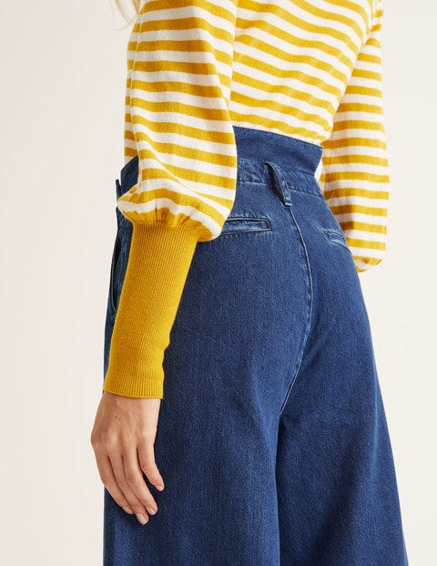 Paperbag Wide Leg Jeans - Mid Vintage Paperbag Wide Leg Jeans - Mid Vintage