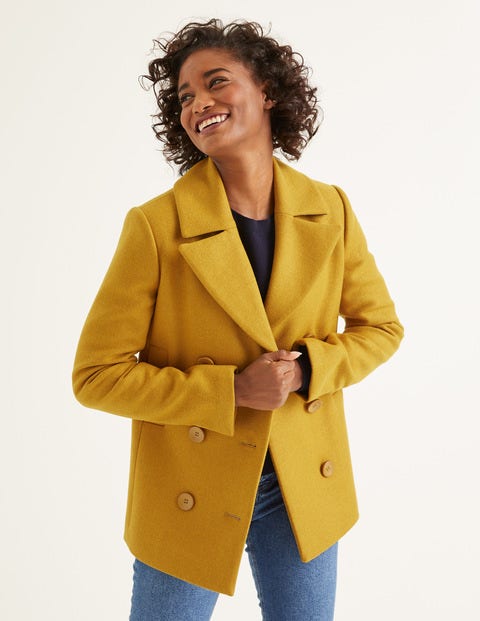 Seacole Pea Coat - Saffron Seacole Pea Coat - Saffron