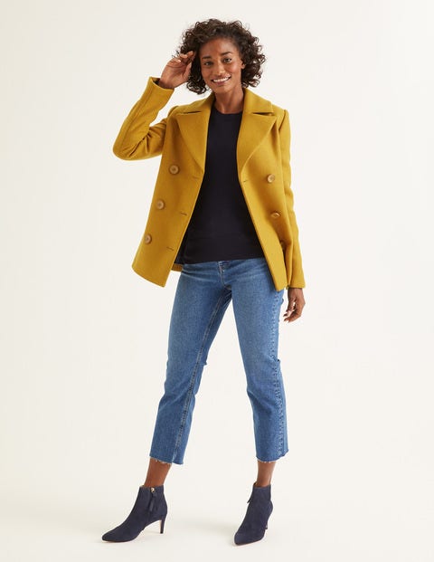 Seacole Pea Coat - Saffron Seacole Pea Coat - Saffron