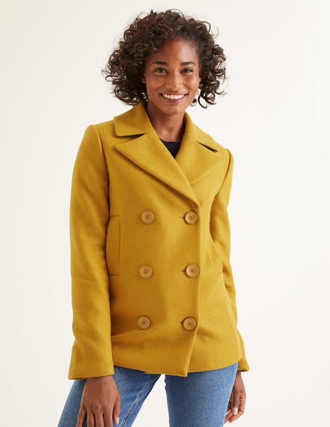 Seacole Pea Coat - Saffron Seacole Pea Coat - Saffron