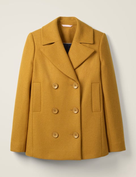 Seacole Pea Coat - Saffron Seacole Pea Coat - Saffron