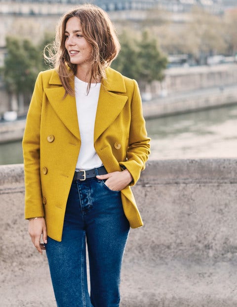 Seacole Pea Coat - Saffron Seacole Pea Coat - Saffron