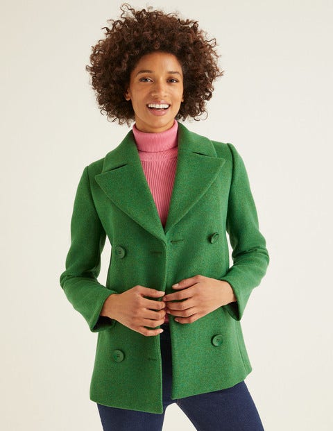 Seacole Pea Coat - Broad Bean Seacole Pea Coat - Broad Bean