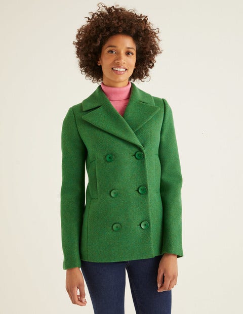 Seacole Pea Coat - Broad Bean Seacole Pea Coat - Broad Bean