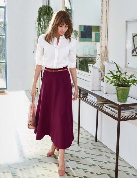 Rosie Ponte Midi Skirt - Ruby Ring Rosie Ponte Midi Skirt - Ruby Ring