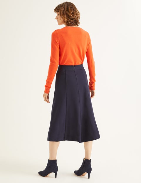 Rosie Ponte Midi Skirt - Navy Rosie Ponte Midi Skirt - Navy