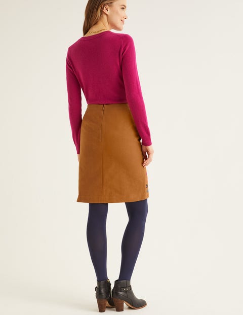 Olivia Embroidered Mini Skirt - Pumpkin Olivia Embroidered Mini Skirt - Pumpkin