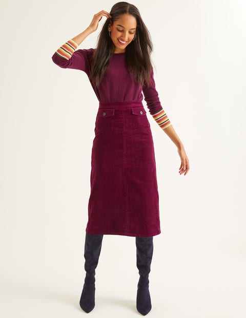Natalie Midi Skirt - Ruby Ring Natalie Midi Skirt - Ruby Ring