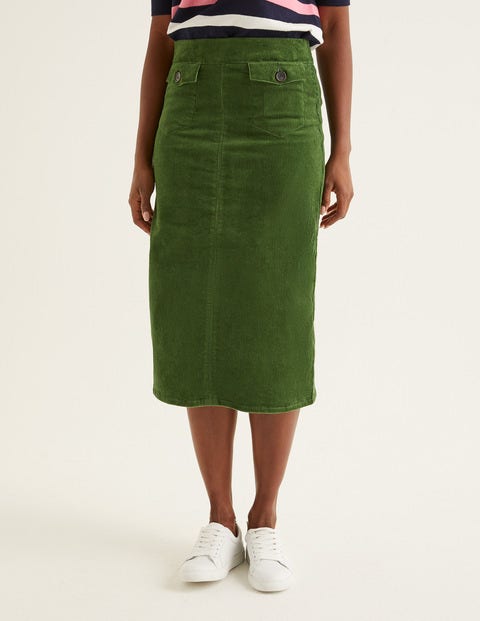 Natalie Midi Skirt - Broad Bean Natalie Midi Skirt - Broad Bean