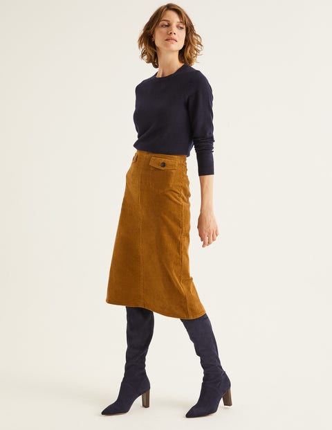 Natalie Midi Skirt - Gingerbread Natalie Midi Skirt - Gingerbread